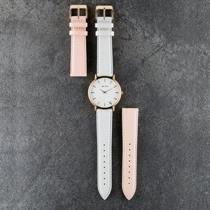 NEW THE: 5TH Rose Gold watch with 2 sets of straps